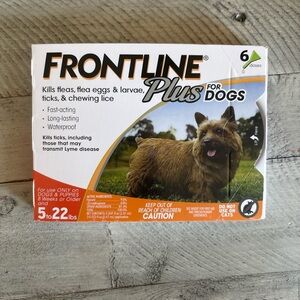 Frontline Plus for Dogs Flea & Tick Treatment for Dogs 5 to 22 lbs